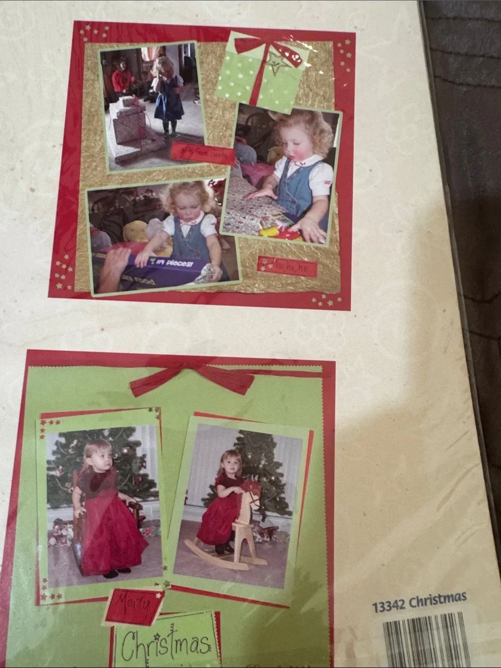 Christmas Scrapbook Kit - Green & Red